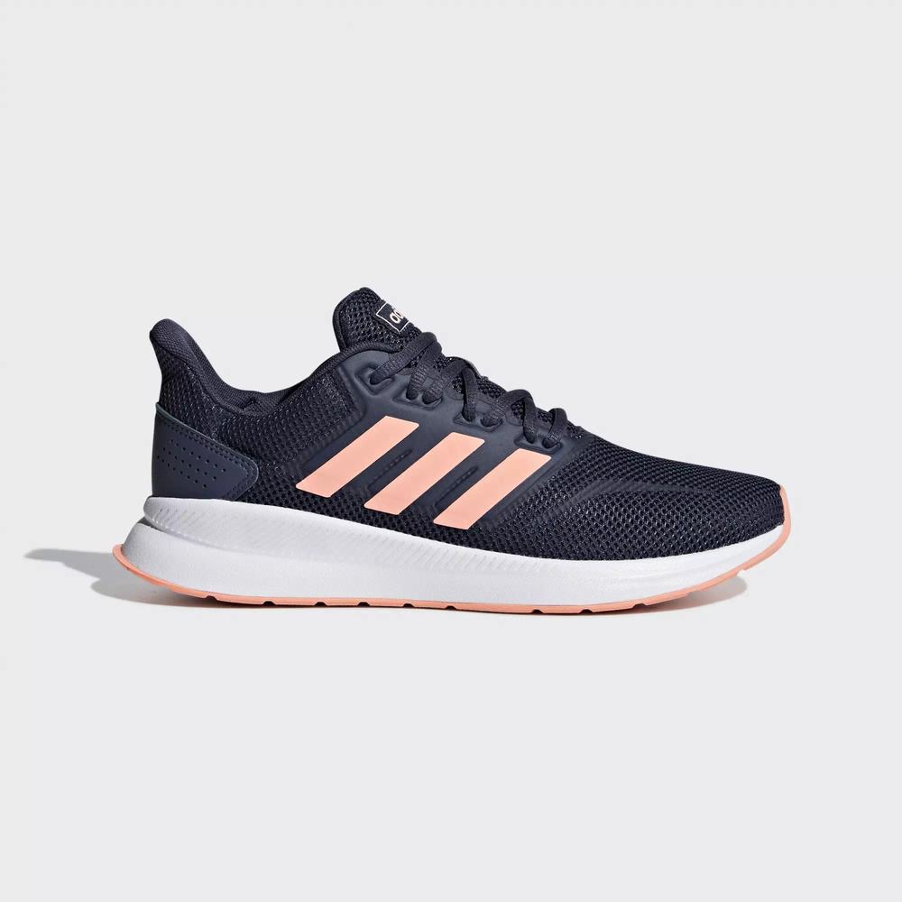 Adidas Runfalcon Tenis Para Correr Azules Para Mujer (MX-76818)